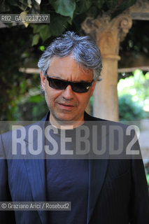 VENICE 30/06/09 - THE SINGER ANDREA BOCELLI IN VENICE - ©Graziano Arici/Rosebud2 CANTANTE MUSICA POP LIRICA