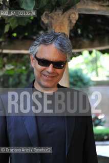 VENICE 30/06/09 - THE SINGER ANDREA BOCELLI IN VENICE - ©Graziano Arici/Rosebud2 CANTANTE MUSICA POP LIRICA