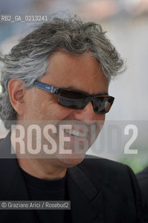 VENICE 30/06/09 - THE SINGER ANDREA BOCELLI IN VENICE - ©Graziano Arici/Rosebud2 CANTANTE MUSICA POP LIRICA