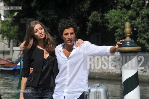 01/9/09  - THE 66 THE VENICE FILM FESTIVAL:  FILM BAARIA :  THE ACTRESS MARGARETH MADE AND THE ACTOR FRANCESCO SCIANNA @ Graziano Arici/Rosebud2