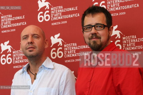 02/09/2009 - VENICE 66th FILM FESTIVAL - FILM [REC 2] - THE DIRECTORS JAUME BALAGUERÓ (LEFT) AND PACO PLAZA.