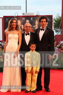 02/09/2009 - VENICE 66th FILM FESTIVAL - RED CARPET FILM BAARíA - THE DIRECTOR GIUSEPPE TORNATORE WITH THE ACTORS FRANCESCO SCIANNA AND MARGARETH MADÉ