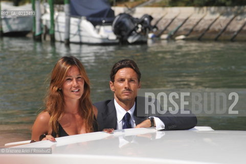02/09/2009 - VENICE 66th FILM FESTIVAL - THE MANAGER PIERSILVIO BERLUSCONI, SON OF THE ITALIAN PREMIER SILVIO BELUSCONI, WITH HIS GIRLFRIEND SILVIA TOFFANIN  ©Graziano Arici/Rosebud2