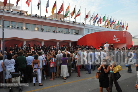 02/09/2009 - VENICE 66th FILM FESTIVAL - THE FILM FESTIVAL PALACE ©Graziano Arici/Rosebud2