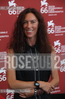 Italy, Venice - September 03, 2009.66th VENICE INTERNATIONAL FILM FESTIVAL - FILM: VIA DELLA CROCE. THE DIRECTOR SERENA NONO