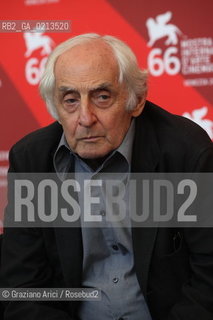 Italy, Venice - September 03, 2009.66th VENICE INTERNATIONAL FILM FESTIVAL - FILM: LE OMBRE ROSSE. THE DIRECTOR FRANCESCO MASELLI.