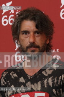 Italy, Venice - September 03, 2009.66th VENICE INTERNATIONAL FILM FESTIVAL - FILM: LE OMBRE ROSSE. THE ACTOR LUCA LIONELLO