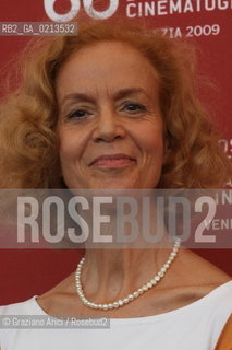 Italy, Venice - September 03, 2009.66th VENICE INTERNATIONAL FILM FESTIVAL - FILM: LE OMBRE ROSSE. THE ACTRESS LUCIA POLI