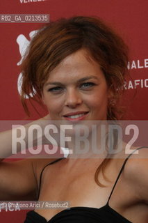Italy, Venice - September 03, 2009.66th VENICE INTERNATIONAL FILM FESTIVAL - FILM: LE OMBRE ROSSE. THE ACTRESS  EUGENIA COSTANTINI
