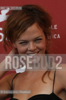 Italy, Venice - September 03, 2009.66th VENICE INTERNATIONAL FILM FESTIVAL - FILM: LE OMBRE ROSSE. THE ACTRESS  EUGENIA COSTANTINI