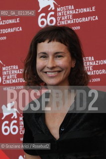 Italy, Venice - September 03, 2009.66th VENICE INTERNATIONAL FILM FESTIVAL - FILM: LE OMBRE ROSSE. THE ACTRESS CONSUELO CIATTI