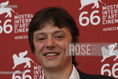 Italy, Venice - September 03, 2009.66th VENICE INTERNATIONAL FILM FESTIVAL - FILM: LE OMBRE ROSSE. THE ACTOR RICCARDO FRANCIA