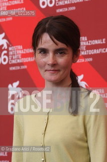 Italy, Venice - September 03, 2009.66th VENICE INTERNATIONAL FILM FESTIVAL - FILM: LIFE DURING WARTIME. .THE ACTRESS SHIRLEY HENDERSON