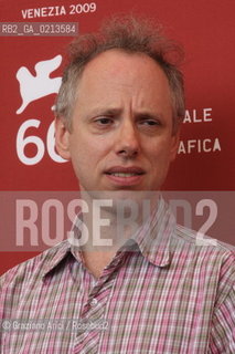 Italy, Venice - September 03, 2009.66th VENICE INTERNATIONAL FILM FESTIVAL - FILM: LIFE DURING WARTIME. THE DIRECTOR TODD SOLONDZ