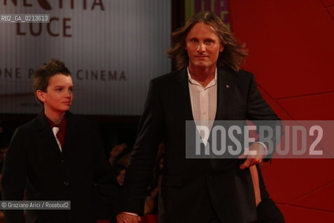 Italy, Venice - September 03, 2009.66th VENICE INTERNATIONAL FILM FESTIVAL - RED CARPET FILM: THE ROAD. THE ACTORS KODI SMIT-McPHEE AND VIGGO MORTENSEN
