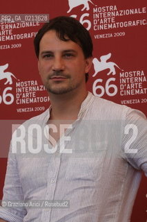 Italy, Venice - September 04th, 2009.66th VENICE INTERNATIONAL FILM FESTIVAL - FILM: DIECI INVERNI - THE DIRECTOR VALERIO MIELI