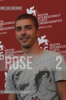 Italy, Venice - September 04th, 2009.66th VENICE INTERNATIONAL FILM FESTIVAL - FILM: DIECI INVERNI - THE ACTOR MICHELE RIONDINO