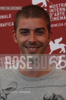 Italy, Venice - September 04th, 2009.66th VENICE INTERNATIONAL FILM FESTIVAL - FILM: DIECI INVERNI - THE ACTOR MICHELE RIONDINO