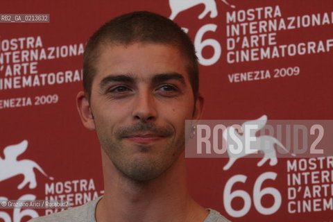 Italy, Venice - September 04th, 2009.66th VENICE INTERNATIONAL FILM FESTIVAL - FILM: DIECI INVERNI - THE ACTOR MICHELE RIONDINO