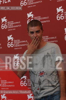 Italy, Venice - September 04th, 2009.66th VENICE INTERNATIONAL FILM FESTIVAL - FILM: DIECI INVERNI - THE ACTOR MICHELE RIONDINO