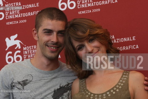 Italy, Venice - September 04th, 2009.66th VENICE INTERNATIONAL FILM FESTIVAL - FILM: DIECI INVERNI - THE ACTORS ISABELLA RAGONESE AND MICHELE RIONDINO