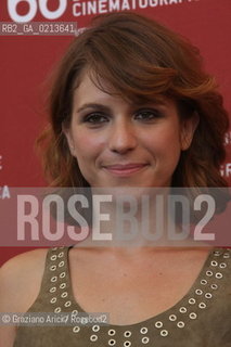 Italy, Venice - September 04th, 2009.66th VENICE INTERNATIONAL FILM FESTIVAL - FILM: DIECI INVERNI - THE ACTRESS ISABELLA RAGONESE