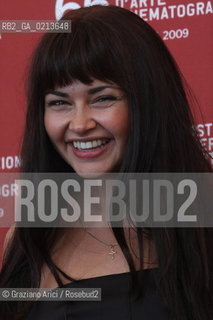 Italy, Venice - September 04th, 2009.66th VENICE INTERNATIONAL FILM FESTIVAL - FILM: DIECI INVERNI - THE ACTRESS LIUBA ZAIZIEVA