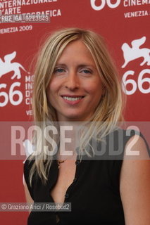 Italy, Venice - September 04th, 2009.66th VENICE INTERNATIONAL FILM FESTIVAL - FILM: LOURDES - THE DIRECTOR JESSICA HAUSNER