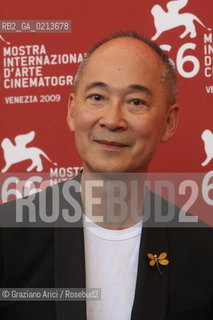 Italy, Venice - September 04th, 2009.66th VENICE INTERNATIONAL FILM FESTIVAL - FILM LEI WANGZI (PRINCE OF TEARS) - THE DIRECTOR YONFAN