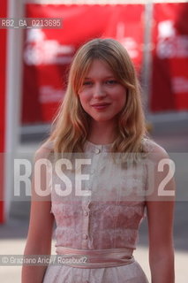 Italy, Venice - September 04th, 2009.66th VENICE INTERNATIONAL FILM FESTIVAL - FILM: LOURDES - RED CARPET - THE ACTRESS LÉA SEYDOUX
