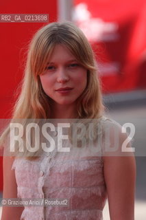 Italy, Venice - September 04th, 2009.66th VENICE INTERNATIONAL FILM FESTIVAL - FILM: LOURDES - RED CARPET - THE ACTRESS LÉA SEYDOUX