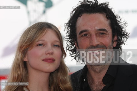 Italy, Venice - September 04th, 2009.66th VENICE INTERNATIONAL FILM FESTIVAL - FILM: LOURDES - RED CARPET - LEFT TO RIGHT: THE ACTRESS LÉA SEYDOUX AND THE ACTOR BRUNO TODESCHINI