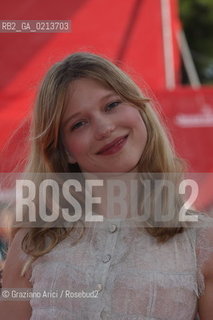 Italy, Venice - September 04th, 2009.66th VENICE INTERNATIONAL FILM FESTIVAL - FILM: LOURDES - RED CARPET - THE ACTRESS LÉA SEYDOUX