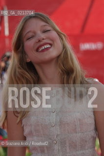Italy, Venice - September 04th, 2009.66th VENICE INTERNATIONAL FILM FESTIVAL - FILM: LOURDES - RED CARPET - THE ACTRESS LÉA SEYDOUX