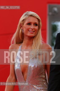 Italy, Venice - September 04th, 2009.66th VENICE INTERNATIONAL FILM FESTIVAL - FILM: BAD LIEUTENANT: PORT OF CALL NEW ORLEANS - PARIS HILTON ATTENDS THE RED CARPET