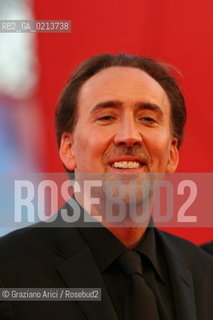Italy, Venice - September 04th, 2009.66th VENICE INTERNATIONAL FILM FESTIVAL - FILM: BAD LIEUTENANT: PORT OF CALL NEW ORLEANS - RED CARPET, THE ACTOR NICOLAS CAGE