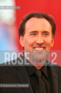 Italy, Venice - September 04th, 2009.66th VENICE INTERNATIONAL FILM FESTIVAL - FILM: BAD LIEUTENANT: PORT OF CALL NEW ORLEANS - RED CARPET, THE ACTOR NICOLAS CAGE