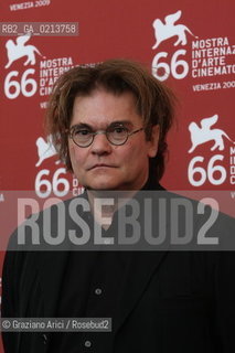 Italy, Venice - September 05th, 2009.66th VENICE INTERNATIONAL FILM FESTIVAL - FILM: PROVE PER UNA TRAGEDIA SICILIANA. THE DIRECTOR ROMAN PASKA