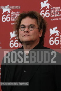 Italy, Venice - September 05th, 2009.66th VENICE INTERNATIONAL FILM FESTIVAL - FILM: PROVE PER UNA TRAGEDIA SICILIANA. THE DIRECTOR ROMAN PASKA