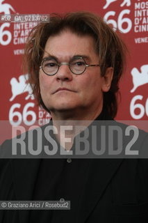 Italy, Venice - September 05th, 2009.66th VENICE INTERNATIONAL FILM FESTIVAL - FILM: PROVE PER UNA TRAGEDIA SICILIANA. THE DIRECTOR ROMAN PASKA