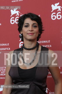Italy, Venice - September 05th, 2009.66th VENICE INTERNATIONAL FILM FESTIVAL - FILM: PROVE PER UNA TRAGEDIA SICILIANA. THE ACTRESS DONATELLA FINOCCHIARO