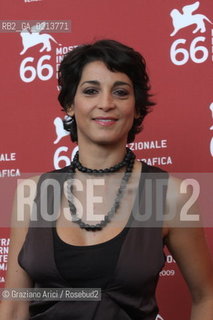 Italy, Venice - September 05th, 2009.66th VENICE INTERNATIONAL FILM FESTIVAL - FILM: PROVE PER UNA TRAGEDIA SICILIANA. THE ACTRESS DONATELLA FINOCCHIARO
