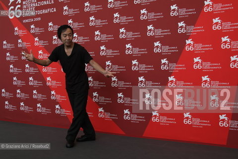 Italy, Venice - September 05th, 2009.66th VENICE INTERNATIONAL FILM FESTIVAL - FILM: TETSUO THE BULLET MAN. THE DIRECTOR SHINYA TSUKAMOTO