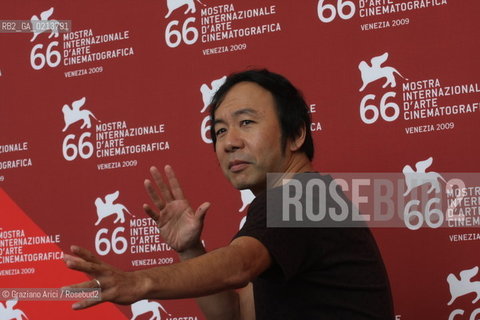Italy, Venice - September 05th, 2009.66th VENICE INTERNATIONAL FILM FESTIVAL - FILM: TETSUO THE BULLET MAN. THE DIRECTOR SHINYA TSUKAMOTO