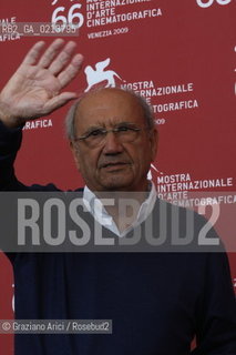 Italy, Venice - September 05th, 2009.66th VENICE INTERNATIONAL FILM FESTIVAL - FILM: LA BOHÉME, THE DEATH OF PENTHEUS, MUDANZA, ARMANDO TESTA - POVERO MA MODERNO..DIRECTOR OF MUDANZA, PERE PORTABELLA