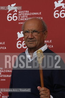 Italy, Venice - September 05th, 2009.66th VENICE INTERNATIONAL FILM FESTIVAL - FILM: LA BOHÉME, THE DEATH OF PENTHEUS, MUDANZA, ARMANDO TESTA - POVERO MA MODERNO..DIRECTOR OF MUDANZA, PERE PORTABELLA