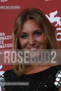 Italy, Venice - September 05th, 2009.66th VENICE INTERNATIONAL FILM FESTIVAL - FILM: LA BOHÉME, THE DEATH OF PENTHEUS, MUDANZA, ARMANDO TESTA - POVERO MA MODERNO..FOR ARMANDO TESTA - POVERO MA MODERNO: THE DIRECTOR LUCILLA AGOSTI