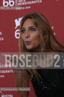 Italy, Venice - September 05th, 2009.66th VENICE INTERNATIONAL FILM FESTIVAL - FILM: LA BOHÉME, THE DEATH OF PENTHEUS, MUDANZA, ARMANDO TESTA - POVERO MA MODERNO..FOR ARMANDO TESTA - POVERO MA MODERNO: THE DIRECTOR LUCILLA AGOSTI