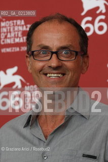 Italy, Venice - September 05th, 2009.66th VENICE INTERNATIONAL FILM FESTIVAL - FILM: LA BOHÉME, THE DEATH OF PENTHEUS, MUDANZA, ARMANDO TESTA - POVERO MA MODERNO..FOR ARMANDO TESTA - POVERO MA MODERNO: THE DIRECTOR PAPPI CORSICATO