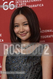 Italy, Venice - September 05th, 2009.66th VENICE INTERNATIONAL FILM FESTIVAL - FILM: YI NGOY. THE ACTRESS HAN YUQUIN